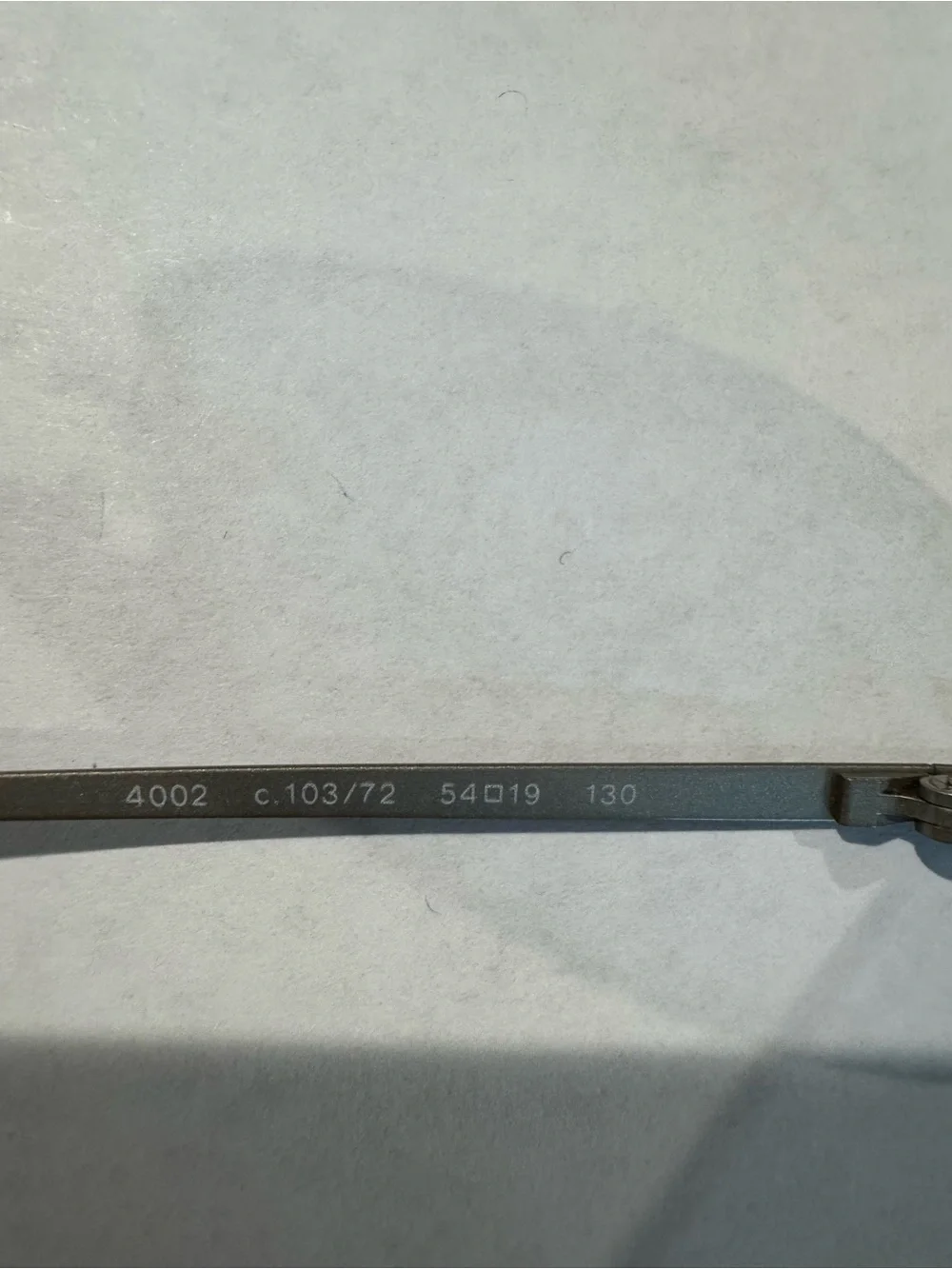 Vintage CHANEL 4002 Rimless Sunglasses with Blue Lenses